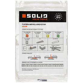 SOLID Nivelliersystem - Keile 50Stk.