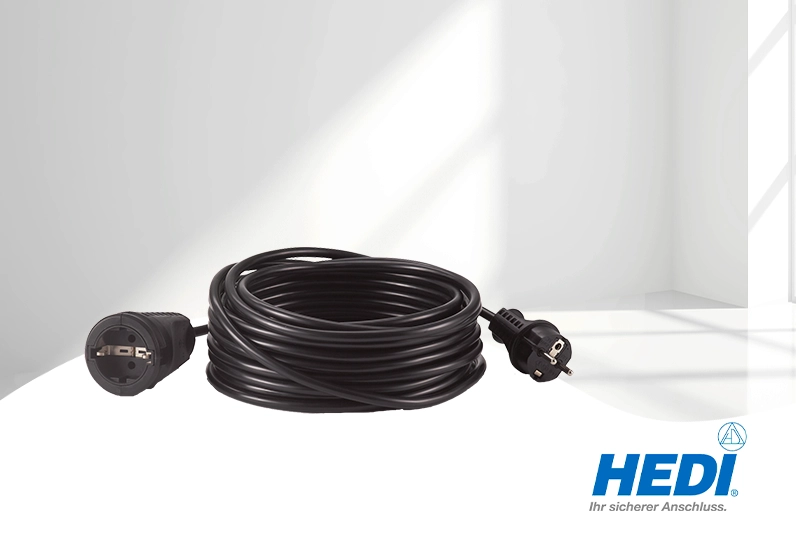 HEDI Verlängerungskabel innen 10m IP20