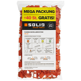 SOLID Nivelliersystem - Zuglaschen 440Stk.