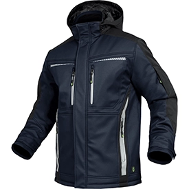 Leibwächter Premium Winter-Softshelljacke marine