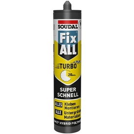 Soudal Fix ALL Turbo Montagekleber weiß 430 g Soudal Fix ALL Turbo Montagekleber weiß 430 g