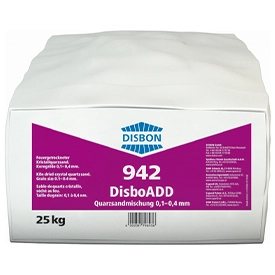 DISBON DisboADD 942 Quarzsandmischung 0,1 - 0,4mm 25kg DISBON DisboADD 942 Quarzsandmischung 0,1 - 0,4mm 25kg