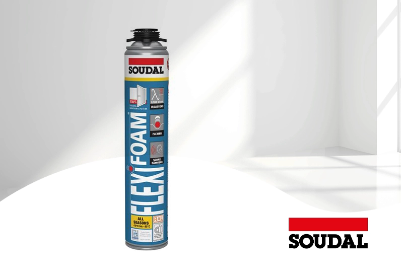Soudal Flexifoam Pistolen-Fensterschaum 750ml