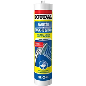 Soudal Dusche & Bad Silikon Schimmelschutz 300ml Soudal Dusche & Bad Silikon Schimmelschutz 300ml