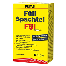 Pufas Füllspachtel FSI innen 500g Pufas Füllspachtel FSI innen 500g