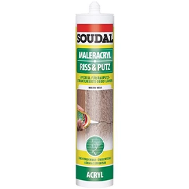 Soudal Maleracryl "Riss & Putz" weiß 300ml Soudal Maleracryl "Riss & Putz" weiß 300ml