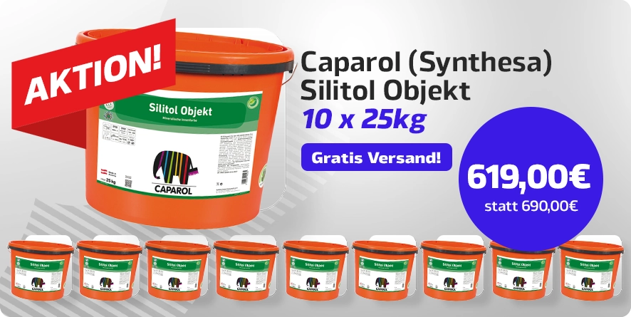 Aktion 10 x 25 kg  SYNTHESA Silitol Objekt - Mineralfarbe 25kg