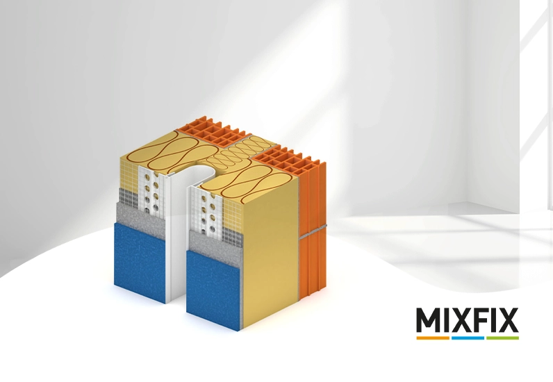 MIXFIX Dehnfugenprofil E-Form 2,5 lfm. MIXFIX Dehnfugenprofil E-Form 2,5 lfm.