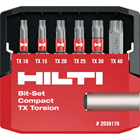 HILTI Bit-Set Torx 8tlg. HILTI Bit-Set Torx 8tlg.