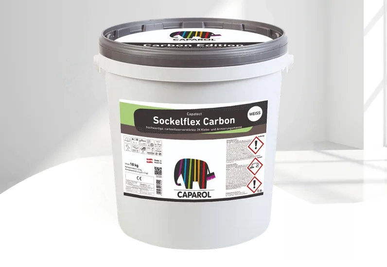 Caparol Sockelflex Carbon Weiß 18 kg