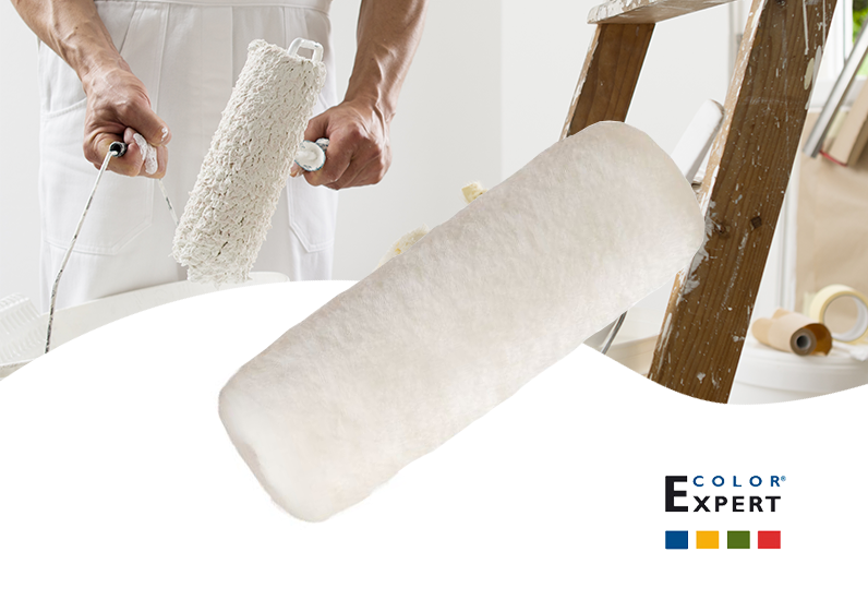 ColorExpert Lammfell Großflächenwalze 25cm